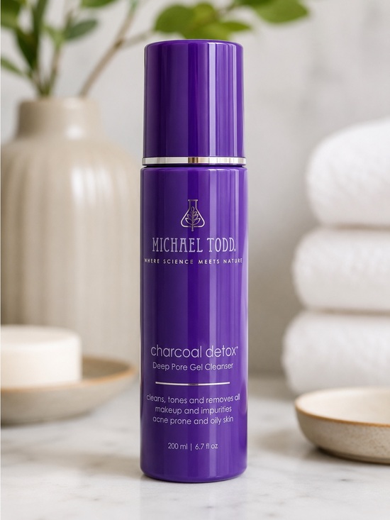 Michael Todd Other - Michael Todd Charcoal Detox Deep Pore Gel Cleanser - Purple